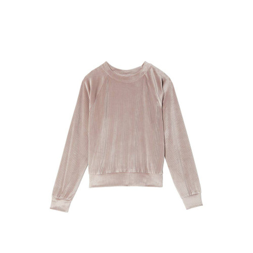 Спортивний костюм Victoria's Secret Velour Ribbed Crewneck Set Candlelight Rose