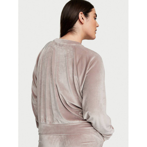 Спортивний костюм Victoria's Secret Velour Ribbed Crewneck Set Candlelight Rose