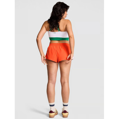 Шорти Victoria’s Secret PINK Tech Woven Retro Shorts Orange
