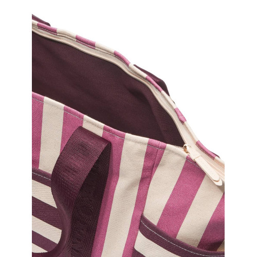 Сумка Victoria’s Secret Striped Large Canvas Tote Bag
