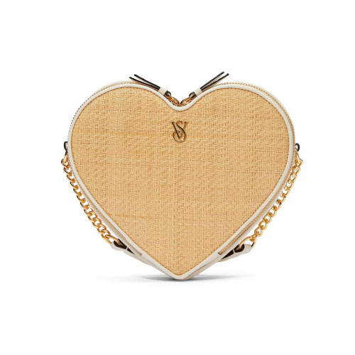Сумка Victoria’s Secret Heart Crossbody Bag Straw