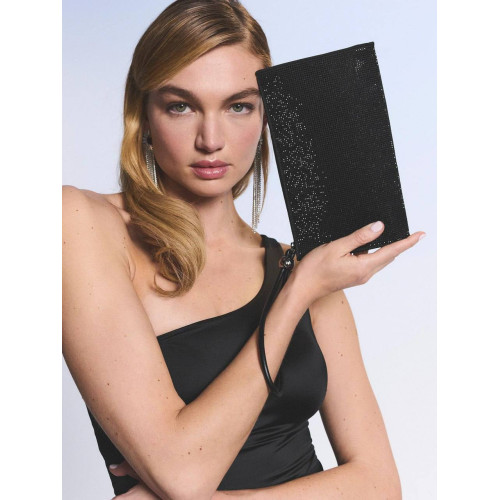Сумка Victoria’s Secret Black Diamanté Large Wristlet Pouch