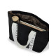 Сумка Victoria’s Secret Black Tote Bag Logo Accent White