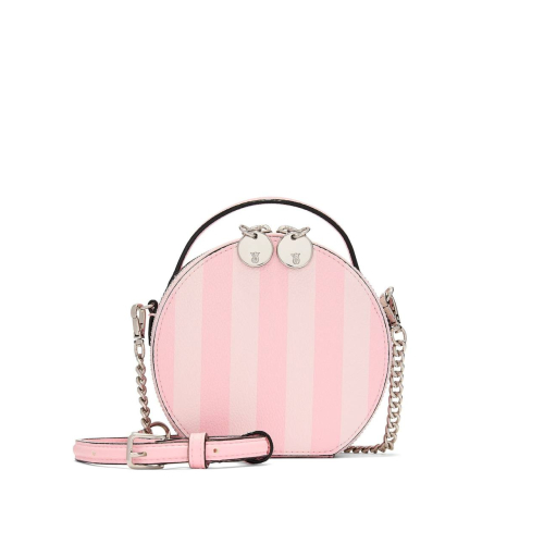 Сумка Victoria’s Secret Hat Box Crossbody Bag Heritage Stripe Pink