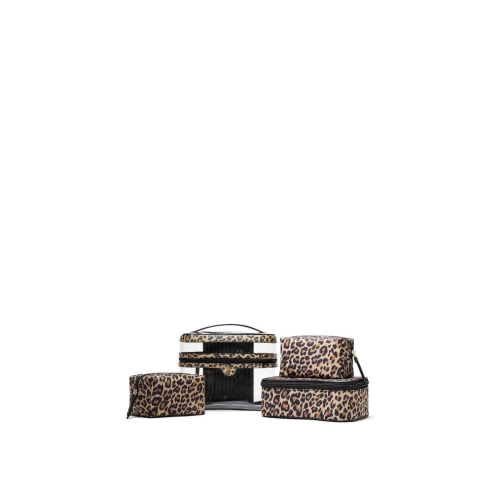 Косметичка 4в1 Victoria’s Secret Beauty 4-Piece Makeup Bag Set Leopard