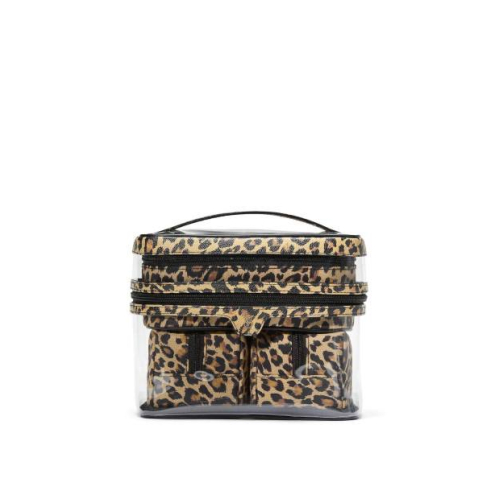Косметичка 4в1 Victoria’s Secret Beauty 4-Piece Makeup Bag Set Leopard