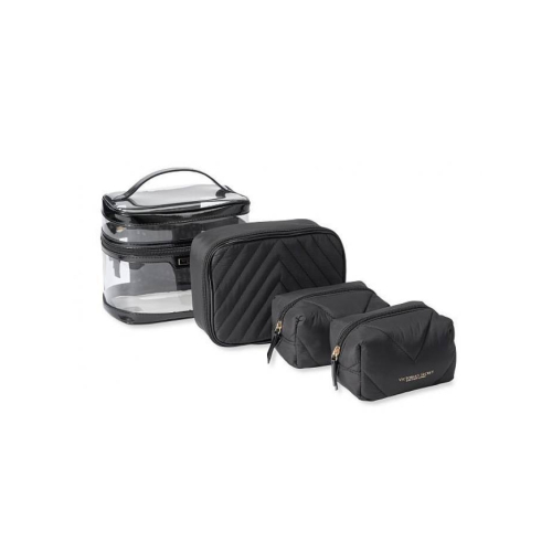 Косметичка 4в1 Victoria’s Secret Beauty 4-Piece Makeup Bag Set Black