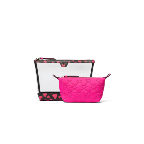 Косметичка 2в1 Victoria’s Secret Beauty Bag Duo Hearts 2-Piece Makeup Bag