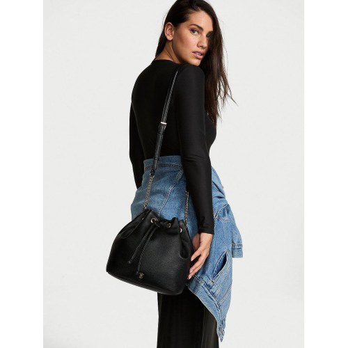Сумка Victoria’s Secret Bucket Crossbody Bag Black Сумка Victoria’s Secret Bucket Crossbody Bag Black