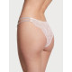 Трусики Victoria's Secret Double Shine Strap Lace Brazilian Panty 
