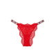 Трусики Victoria’s Secret Shine Strap Lace Brazilian Panty Lipstick