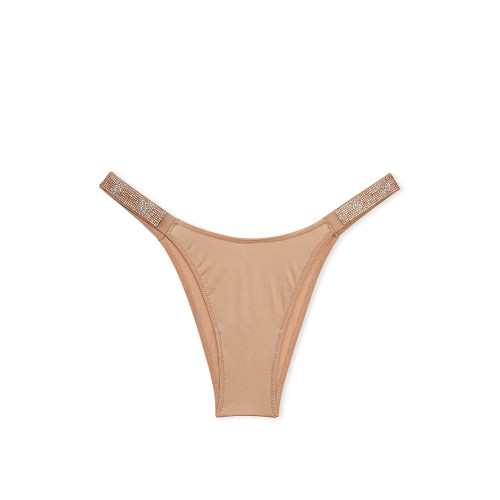 Трусики Victoria’s Secret Shine Strap Brazilian Panty Praline