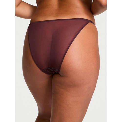 Трусики Victoria’s Secret Logo Embroidery String Bikini Panty