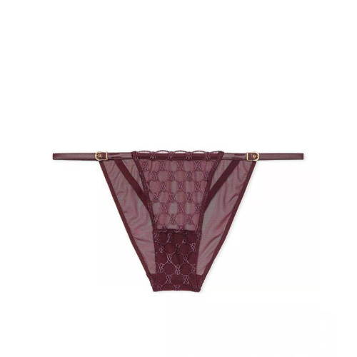 Трусики Victoria’s Secret Logo Embroidery String Bikini Panty