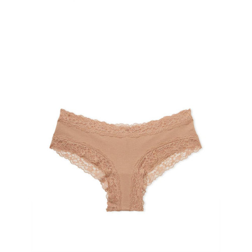 Трусики Victoria’s Secret Lace-Waist Cotton Cheeky Panty Трусики Victoria’s Secret Lace-Waist Cotton Cheeky Panty