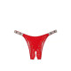 Трусики Victoria’s Secret Very Sexy Shine Strap Lace Crotchless Brazilian Panty