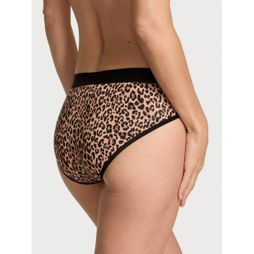 Трусики Victoria’s Secret Cotton Logo Cotton Shine Patch Hiphugger Panty