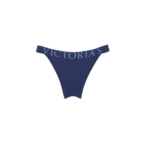 Трусики Victoria’s Secret Exploded Logo Cotton 90s Brief Panty Blue