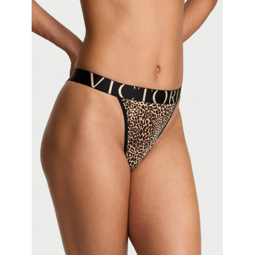 Трусики Victoria’s Secret Exploded Logo Cotton 90s Brief Panty Leopard