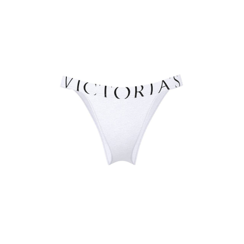 Трусики Victoria’s Secret Exploded Logo Cotton 90s Brief Panty White