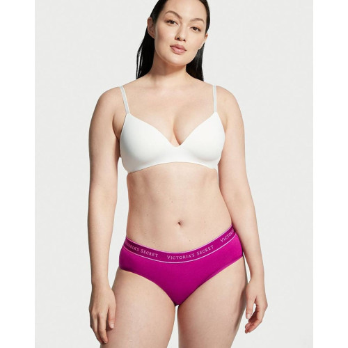 Трусики Victoria’s Secret Hiphugger Cotton Logo Waist Briefs