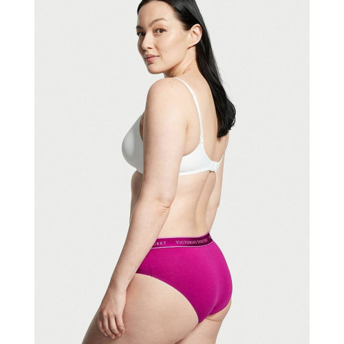 Трусики Victoria’s Secret Hiphugger Cotton Logo Waist Briefs