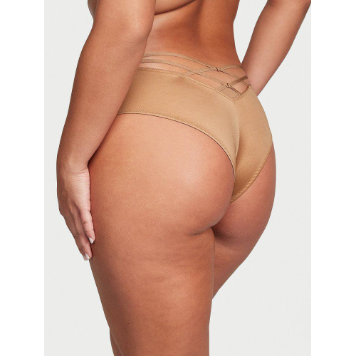 Трусики Victoria’s Secret VERY SEXY Strappy-Back High-Leg Cheeky Panty Toffee