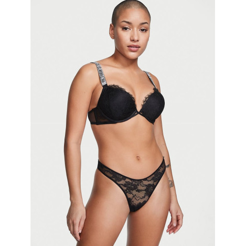 Трусики Victoria's Secret Very Sexy Shine Strap Cutout Back Thong Panty