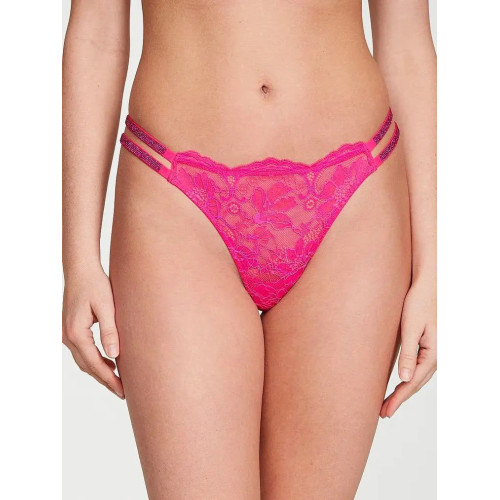 Трусики Victoria's Secret Double Shine Strap Lace Thong Panty Трусики Victoria's Secret Double Shine Strap Lace Thong Panty