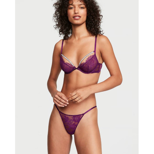 Трусики Victoria's Secret Very Sexy Shine Strap Lace V-String Panty