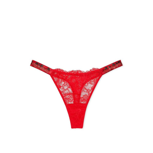 Трусики Victoria's Secret Shine Strap Very Sexy Cherry Red
