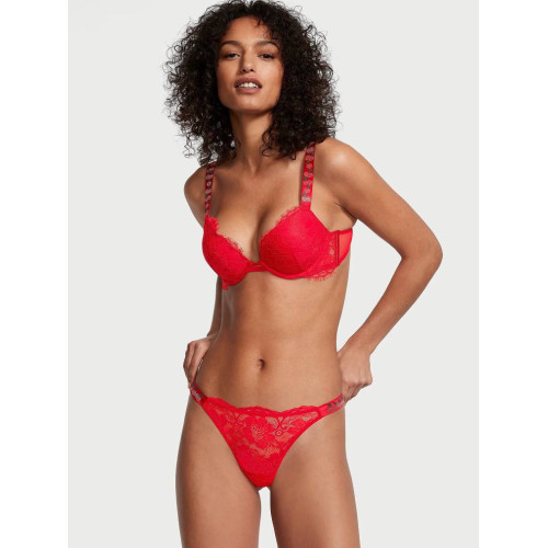 Трусики Victoria's Secret Shine Strap Very Sexy Cherry Red Трусики Victoria's Secret Shine Strap Very Sexy Cherry Red