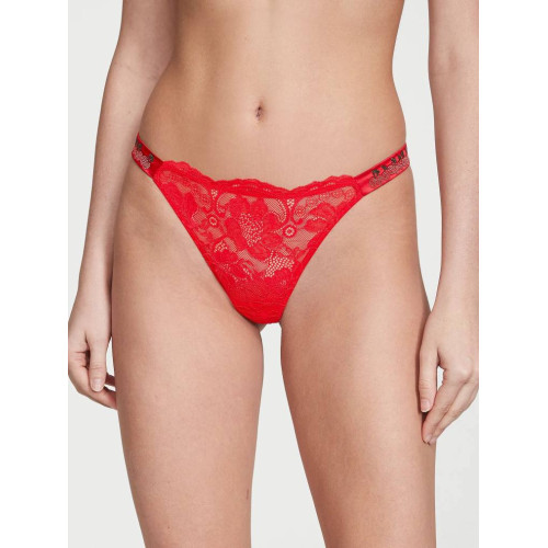 Трусики Victoria's Secret Shine Strap Very Sexy Cherry Red Трусики Victoria's Secret Shine Strap Very Sexy Cherry Red
