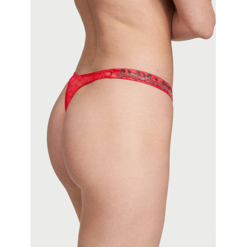 Трусики Victoria's Secret Shine Strap Very Sexy Cherry Red Трусики Victoria's Secret Shine Strap Very Sexy Cherry Red