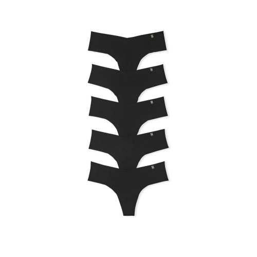 Набір трусиків 5-Pack No-Show Thong Panties Black