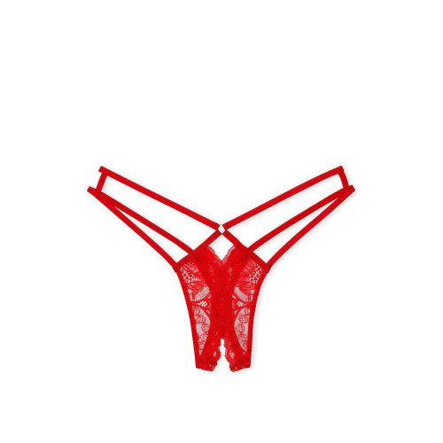 Трусики Victoria's Secret Very Sexy Strappy Lace Crotchless Thong Panty