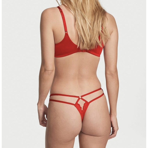 Трусики Victoria's Secret Very Sexy Strappy Lace Crotchless Thong Panty