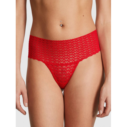 Трусики Victoria's Secret Thong with wide waist Wink