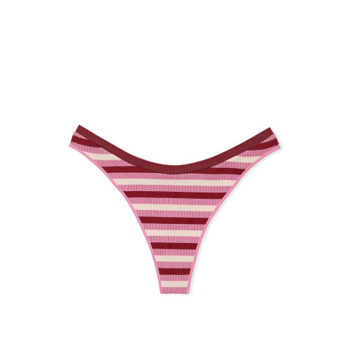 Трусики Victoria's Secret Pink Seamless Deep Leg Cut Thong