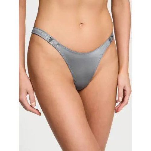 Трусики Victoria’s Secret Scattered Shine Strap Smooth Thong Panty Asteroid Grey