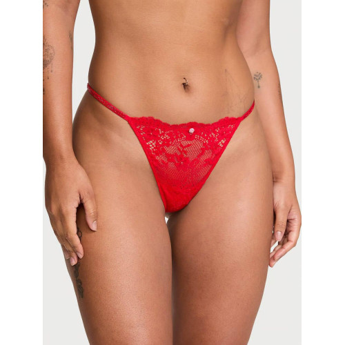Трусики Victoria’s Secret Dream Angeis – Twinkle Strap Lace V-String Panty