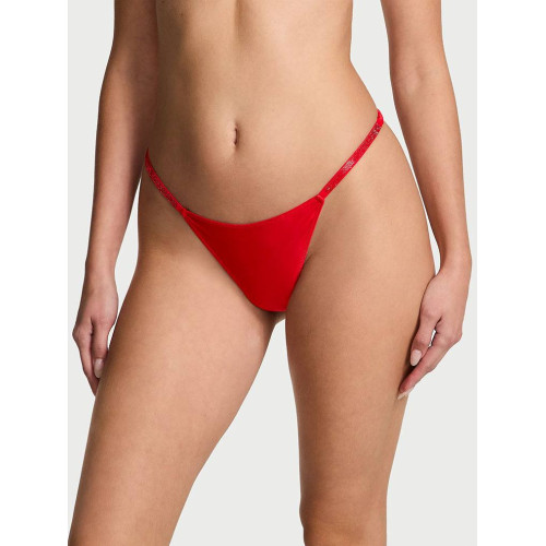 Трусики Victoria’s Secret Dream Angels Satin Twinkle Bow V-String Panty