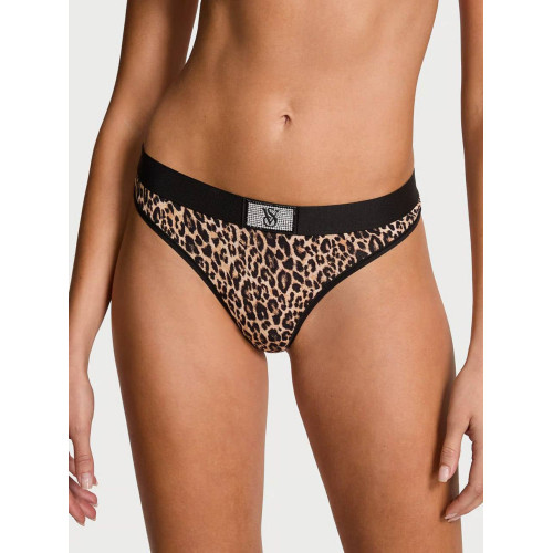 Трусики Victoria’s Secret COTTON — Logo Cotton Thong Panty