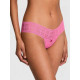 Трусики Victoria’s Secret The Lacie Plaid Lace Thong Panty