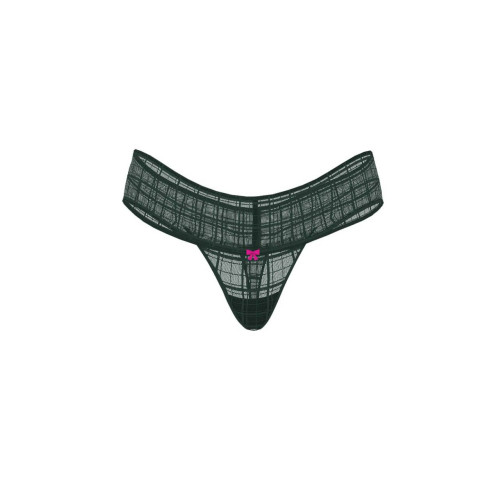 Трусики Victoria’s Secret The Lacie Plaid Lace Thong Panty