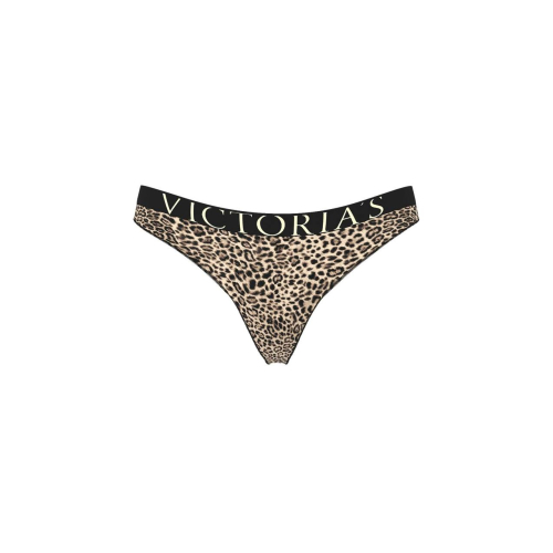 Трусики Victoria’s Secret Exploded Logo Cotton Thong Panty Leo