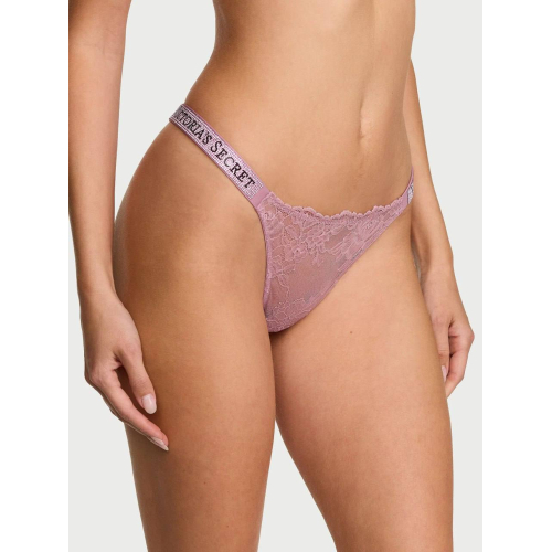 Трусики Victoria’s Secret Very Sexy Shine Strap Lace Thong Panty