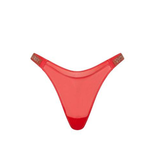 Трусики Victoria’s Secret VERY SEXY Shine Strap Thong Panty Hot Coral