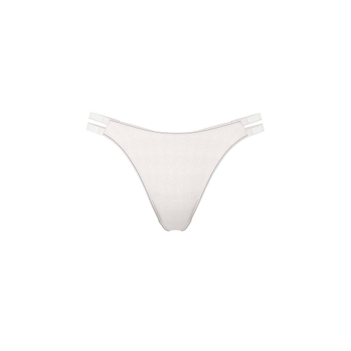Трусики Victoria’s Secret VERY SEXY Double Shine Strap Smooth Thong Panty Coconut White