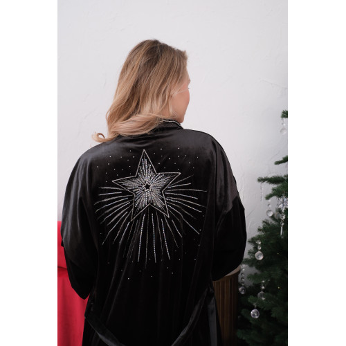 Халат Victoria's Secret Very Sexy Starstruck Velvet Embellished